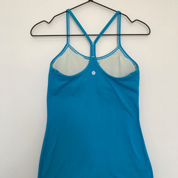 LULULEMON | Women's Power Y Tank | 6 Blue EUC - Picture 2 of 3